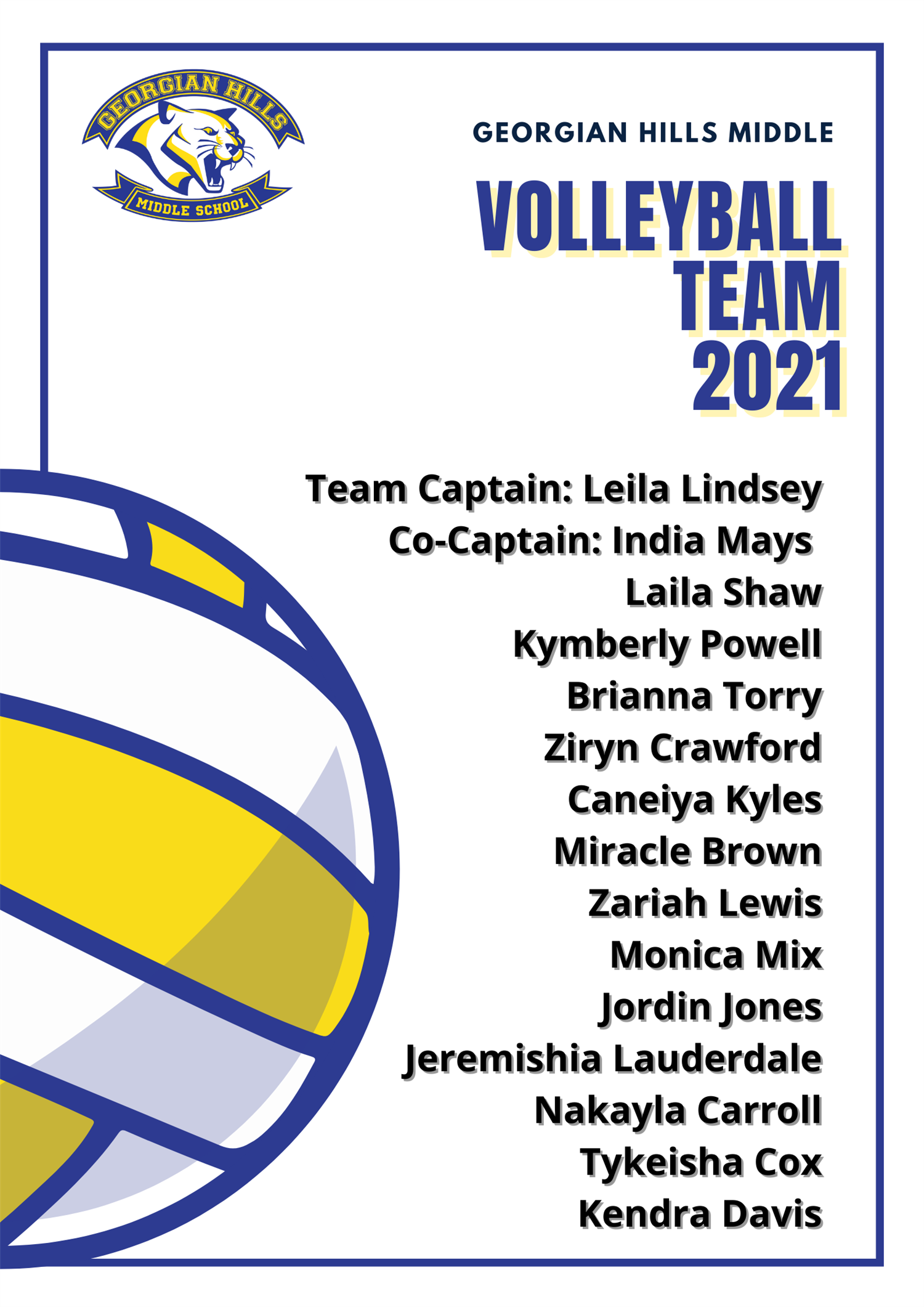 VOLLEYBALL TEAM 2021